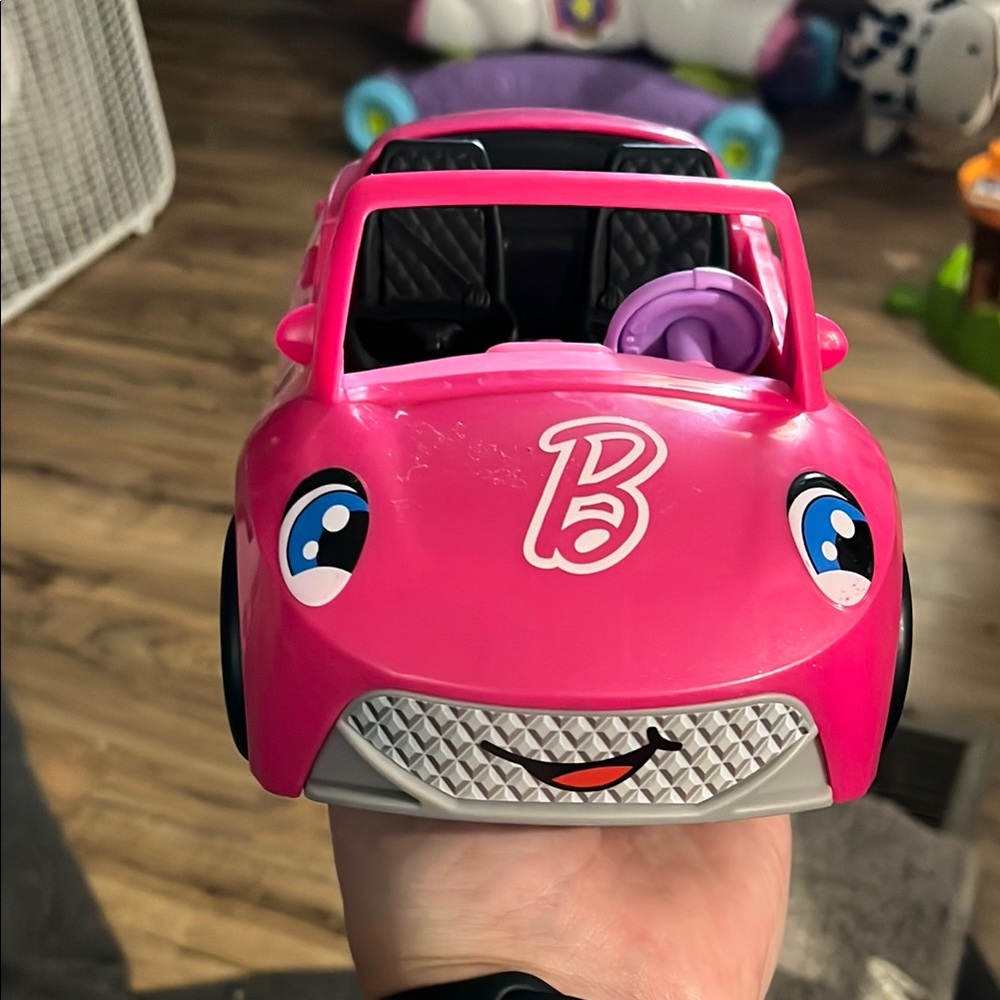 Fisher-Price Pink and Black Convertible Vehicle